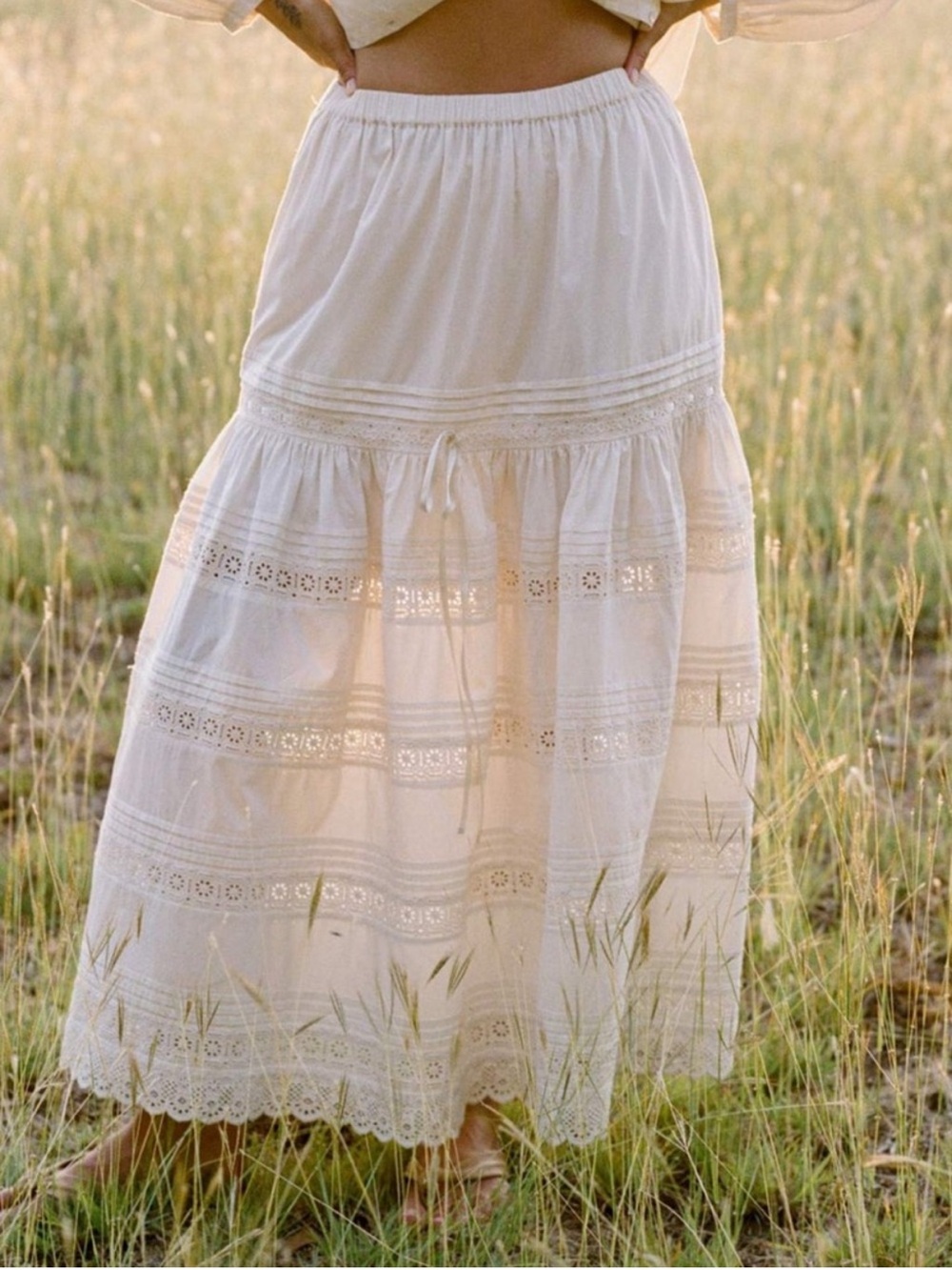 Christy Dawn Perla Lace Skirt